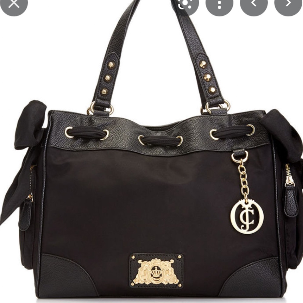 JUICY COUTURE BLACK MALIBU NYLON
